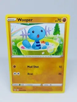 POKEMON CARD TCG NON HOLO WOOPER 083/185 COMMON NM/M VIVID VOLTAGE SWSH - Image 1