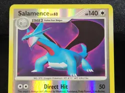 Pokemon TCG Shelgon 50/100 Uncommon & Salamence 18/132 Rare Reverse Holo LP - Image 5