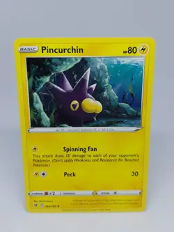 POKEMON CARD TCG NON HOLO PINCURCHIN 062/185 UNCOMMON NM/M VIVID VOLTAGE SWSH - Image 1