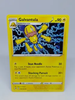 POKEMON CARD TCG NON HOLO GALVANTULA 056/185 UNCOMMON NM/M VIVID VOLTAGE SWSH - Image 1