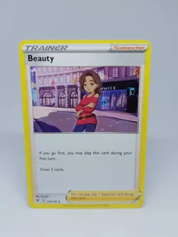 POKEMON CARD TCG NON HOLO BEAUTY 148/185 UNCOMMON NM/M VIVID VOLTAGE SWSH - Image 1