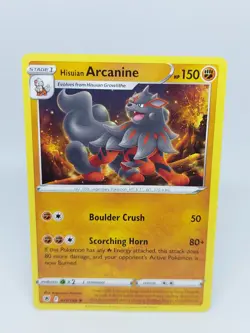 POKEMON CARD TCG HISUIAN ARCANINE 071/189 NM/M ASTRAL RADIANCE SWORD & SHIELD - Image 1