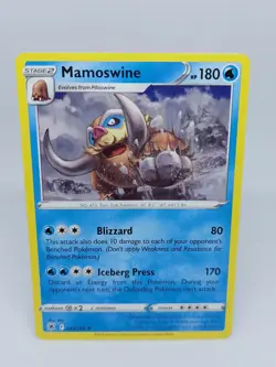 POKEMON CARD TCG MAMOSWINE 033/189 NM/M ASTRAL RADIANCE SWORD & SHIELD - Image 1