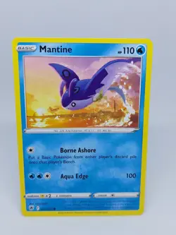 POKEMON CARD TCG MANTINE 034/189 NM/M ASTRAL RADIANCE SWORD & SHIELD - Image 1