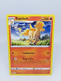POKEMON CARD TCG RAPIDASH 022/189 NM/M ASTRAL RADIANCE SWORD & SHIELD - Image 1