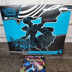 Pokemon TCG Black Bolt ETB Elite Trainer Box & Mega Evolution Phantasmal Flames - Image 2