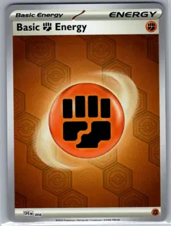 Basic Fighting Energy 6 SV: Shrouded Fable - Pokemon Card - NM - Image 1