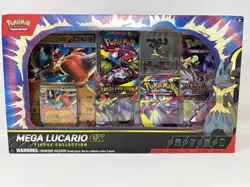 LOT OF 2 Pokemon TCG Mega Lucario EX Premium Figure Collection Sealed SHIPS FAST - Image 3
