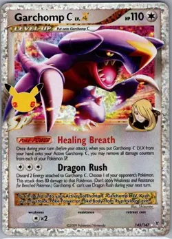 Garchomp C LV.X 145/147 Celebrations: Classic Collection - Pokemon Card - NM - Image 1