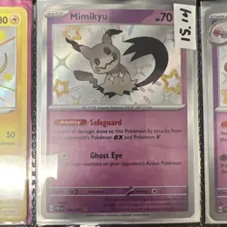 2024 Pokemon SV Paldean Fates Mimikyu #160/091 PAF En - Image 1