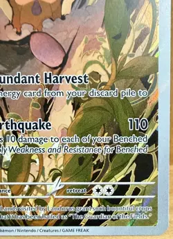 Landorus 131/086 SV: Black Bolt Illustration Rare Full Art Holo Pokemon TCG - Image 5