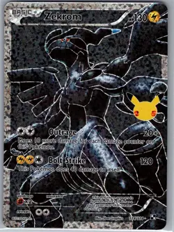 Zekrom 114/114 Celebrations: Classic Collection - Pokemon Card - NM - Image 1