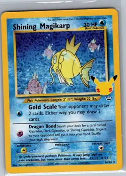 Shining Magikarp 66/64 Celebrations: Classic Collection - Pokemon Card - NM - Image 1