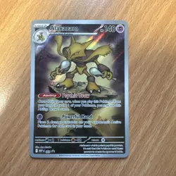 Pokemon TCG Alakazam MEP 009 Promo - Mega Evolutions - Near Mint - Image 1