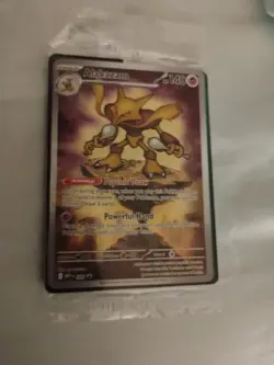 SEALED Pokemon TCG Alakazam Mega Evolution Black Star Promo MEP 009 NM - Image 1