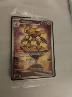 SEALED Pokemon TCG Alakazam Mega Evolution Black Star Promo MEP 009 NM - Image 2