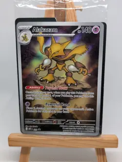 Pokemon TCG Alakazam MEP 009 Promo - Mega Evolutions - Near Mint - Image 1