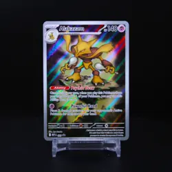 Alakazam MEP 009 - Pokemon TCG Mega Evolutions - NM Black Star Promo FULL ART - Image 1