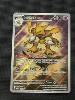 Alakazam MEP 009 - Mega Evolutions Black Star Promo - Pokemon TCG NM - Image 1