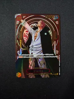 Shanks - OP09-004 (SP) (Gold) - Carrying On His Will (OP13) English - Image 1