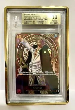 Shanks Gold SP (BGS 10) - Carrying On His Will OP09-004 English - Image 1