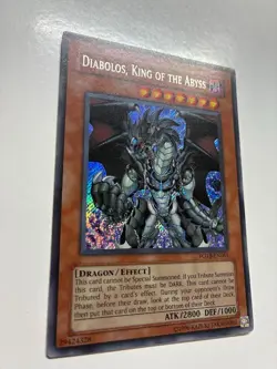 USA Seller Yugioh DIABOLOS, KING OF THE ABYSS FOTB-EN061 Secret Rare VLP/NM - Image 2