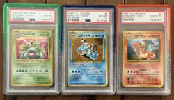 PSA 10 Venusaur Charizard Blastoise Holo CD Promo Set 1999 Japanese Pokemon Card - Image 1