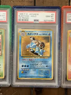 PSA 10 Venusaur Charizard Blastoise Holo CD Promo Set 1999 Japanese Pokemon Card - Image 3