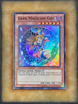 Yugioh Dark Magician Girl DPYG-EN008 Super Rare LP - Image 1