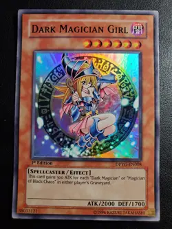 Yu-Gi-Oh! Dark Magician Girl DPYG-EN008 Lp Super Rare 1st Ed - Image 1