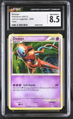 CGC 8.5 Deoxys 2011 Call of Legends 2/95 Holo Pokemon Card - Image 1