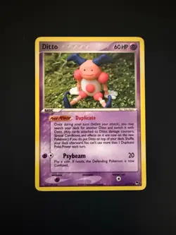 Ditto Mr. Mime Pokemon TCG 2006 (POP Series 3 ) Non Holo Rare # 12/17 - Image 4