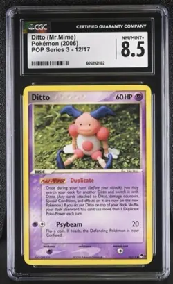 Ditto [Mr. Mime] #12 - CGC 8.5 - POP Series 3 - 2006 Pokemon TCG - Image 1