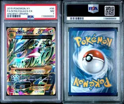 2015 Pokemon XY Ancient Origins M Rayquaza EX 98/98 PSA 7 NEAR MINT - New Cert - Image 2