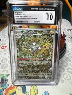 Magneton SVP 159 - CGC Gem Mint 10 - Surging Sparks ETB Promo- Pokemon TCG 2024 - Image 1