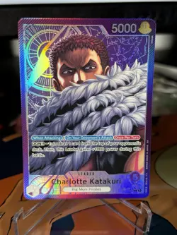 One Piece A Fist of Divine Speed : Charlotte Katakuri OP11-062 Alt Art Leader - Image 1