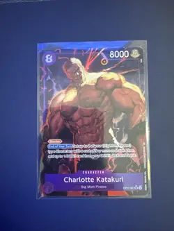 ONE PIECE CHARLOTTE KATAKURI OP11-067 SR ALT ART FIST OF DIVINE SPEED ENGLISH - Image 1