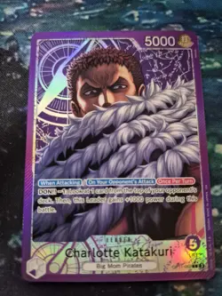 Charlotte Katakuri Alt Art Leader OP11-062 A Fist of Divine Speed One Piece TCG - Image 1