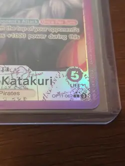Charlotte Katakuri Alt Art Leader OP11-062 A Fist of Divine Speed One Piece TCG - Image 2