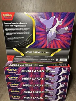[Lot of 6] Pokemon TCG Mega Latias ex Collection Box Sealed - Opened Case - Image 3