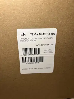 [Lot of 6] Pokemon TCG Mega Latias ex Collection Box Sealed - Opened Case - Image 4