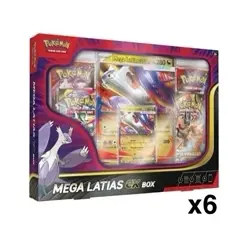 Sealed Case Pokemon TCG Mega Latias ex COLLECTION BOX CASE 6 Boxes Double Boxed - Image 3