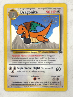 Dragonite Black Star Movie Promo 05/53 WOTC MP 1999 Pokemon TCG 5 - NO RESERVE - Image 1