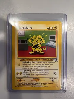 (Cant Ship US)Pokemon, Electabuzz, blackstar 46,promo, Vintage, near mint NM, x1 - Image 1