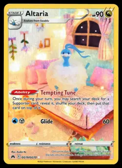 Altaria GG19/GG70 Crown Zenith: Galarian Gallery Holo Pokemon Card - Image 1