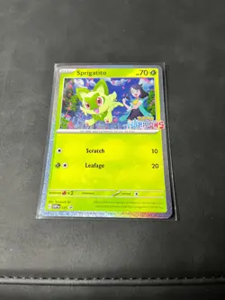 Sprigatito 191 Sv: Scarlet & Violet Promo Cards Holo - Image 2