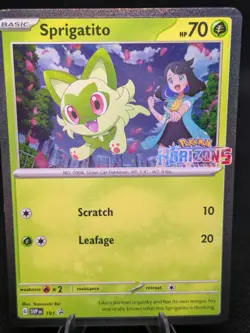 Sprigatito 191 Sv: Scarlet & Violet Promo Cards Holo - Image 1