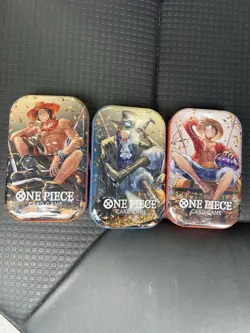 One Piece Tin Pack Set Vol 2 Set of 3 | TS-02 OP-13 | Factory Sealed | Bandai - Image 2