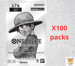 One Piece Card Game Japanese 3rd Anniversary Treasure Campaign Promo 100 Pack - Image 1