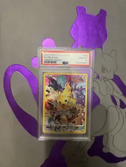 Pokemon Pikachu Holo Full Art Secret Rare Card 160/159 Crown Zenith PSA 10 - Image 1